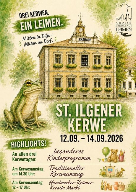 Plakat für die Diljemer Kerwe 2026